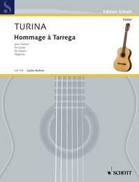 Turina - Hommage a Tarrega Op 69 for Guitar by Schott Music, 6 Pages