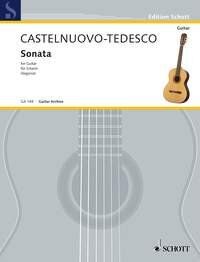 Castelnuovo-Tedesco - Sonata in D Major for Guitar, 16 Pages, Schott Music