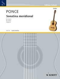Ponce - Sonatina Meridional for Guitar, Schott Music Edition, 12 Pages