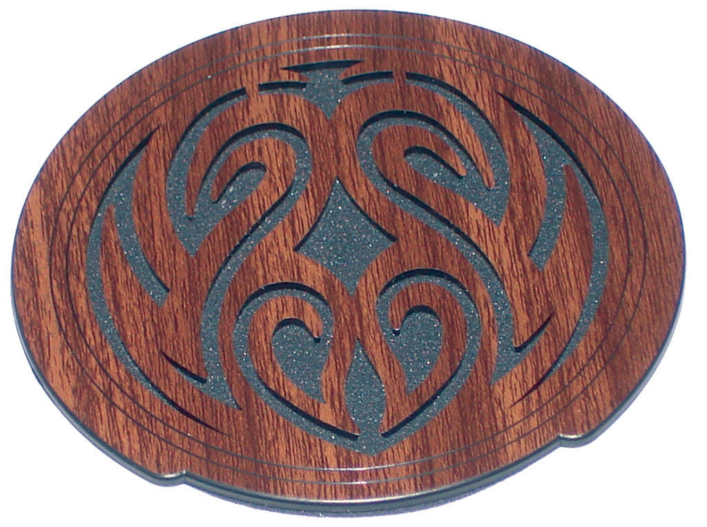 Acoustic Guitar Soundhole Buffer, Batman Fretwork Cover, Feedback Buster