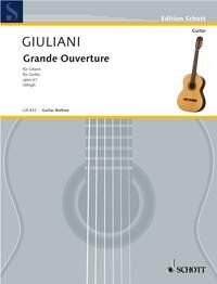 Giuliani Grande Overture Op 61 for Guitar - Schott Music, Guitar Solo, 16 Pages