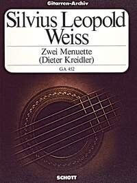 Weiss - 2 Minuets for Guitar, Schott Music, 8 Pages, Composer: Silvius Leopold Weiss