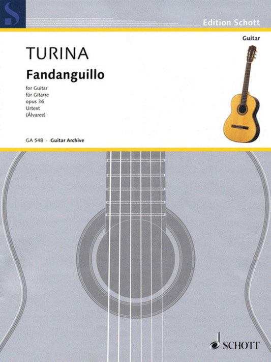 Fandanguillo Op 36 Ed Alvarez Benito Guitar Book