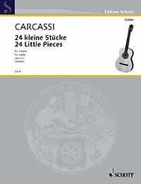 Carcassi - 24 Little Pieces Op. 21 for Guitar, Schott Music, 20 Pages