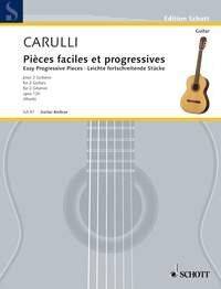 Carulli Easy Progressive Pieces Op. 120 for 2 Guitars, Guitar Duet, 24 Pages, Schott Music