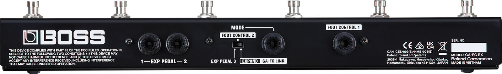 BOSS GA-FC EX Foot Controller for KTN Amplifiers - Enhanced Functionality & Intuitive Workflow — view 5