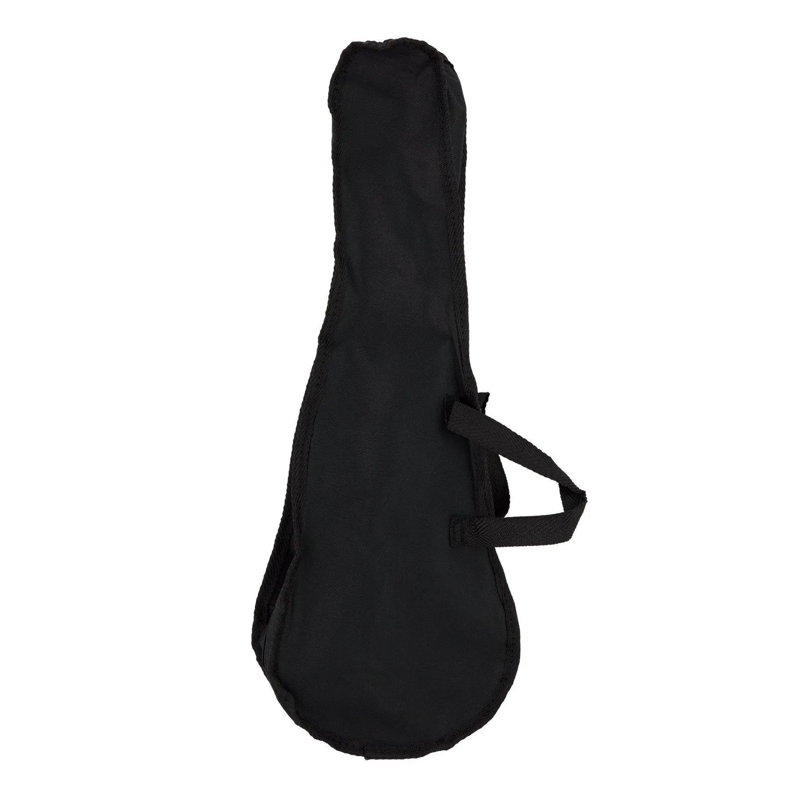 Sanchez Soprano Ukulele Gig Bag Black Nylon with Storage Pocket and Dual Carry Handles — view 2