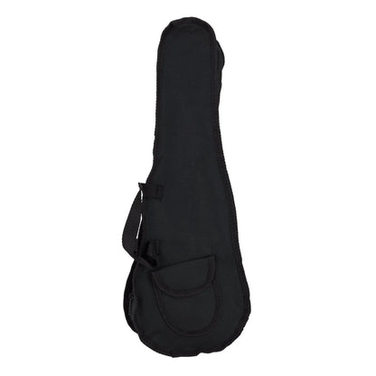 Sanchez Soprano Ukulele Gig Bag Black Nylon with Storage Pocket and Dual Carry Handles