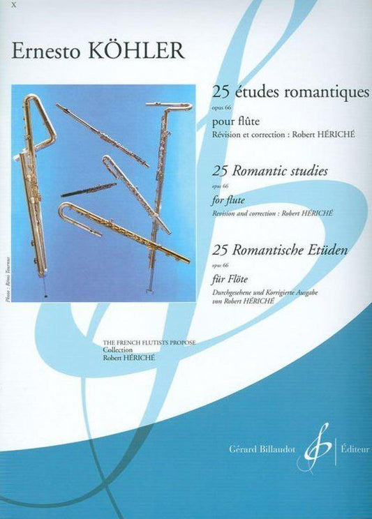 Koehler - 25 Etudes Romantiques Op. 66 for Flute Solo