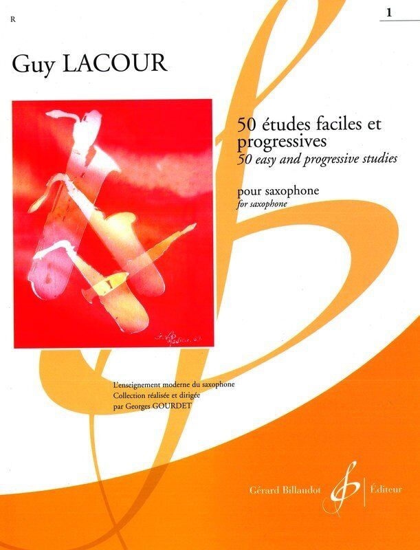 Lacour 50 Easy and Progressive Studies Vol. 1 for Saxophone