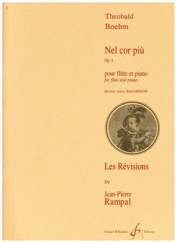Boehm - Nel Cor Piu Op 4 Flute/Piano (Softcover Book)