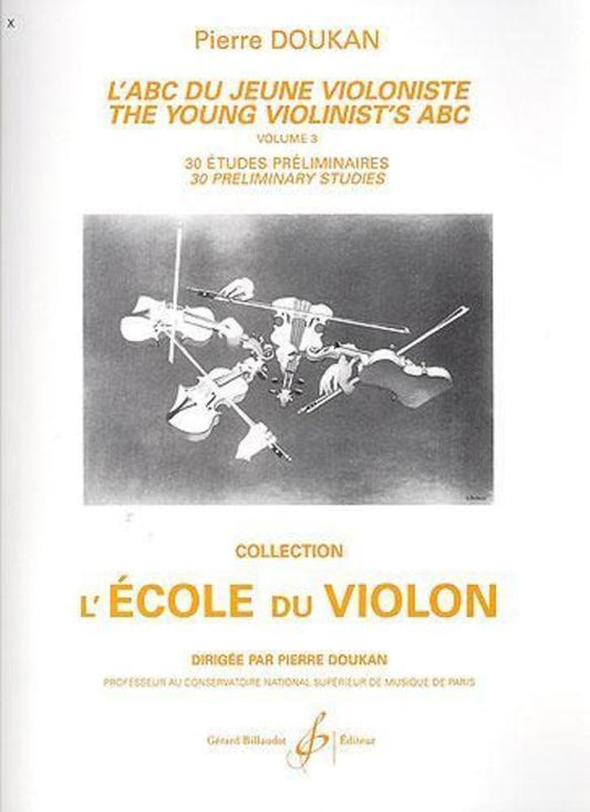 ABC For Young Violinist Book 3 Etudes 30 Prelim (Softcover Book)