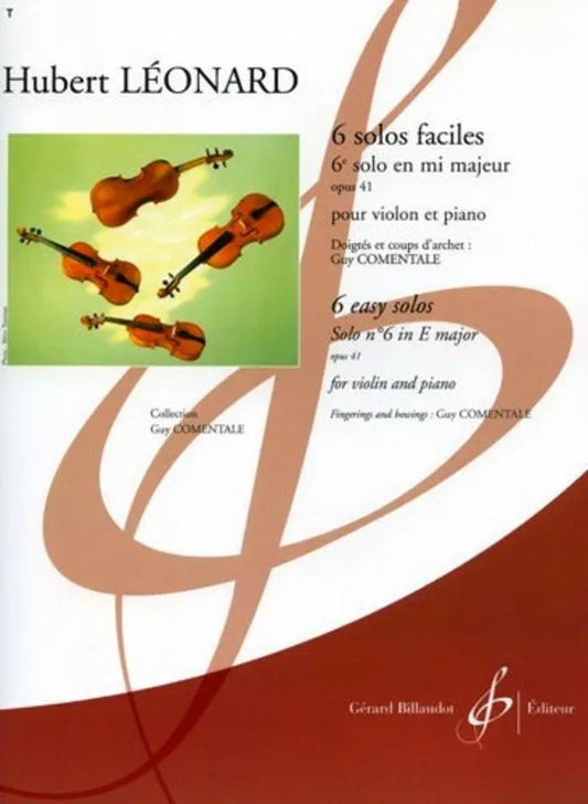 Leonard - Solo Op 41 No 1 for Violin and Piano