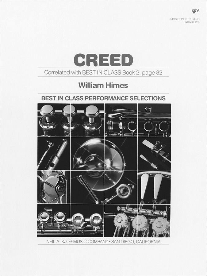 Creed - Full Score for Band