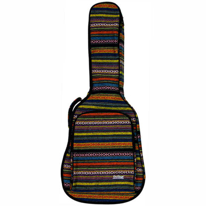 On Stage GBA4770S Striped Acoustic Guitar Bag with Weather-Resistant Exterior and Two Accessory Compartments