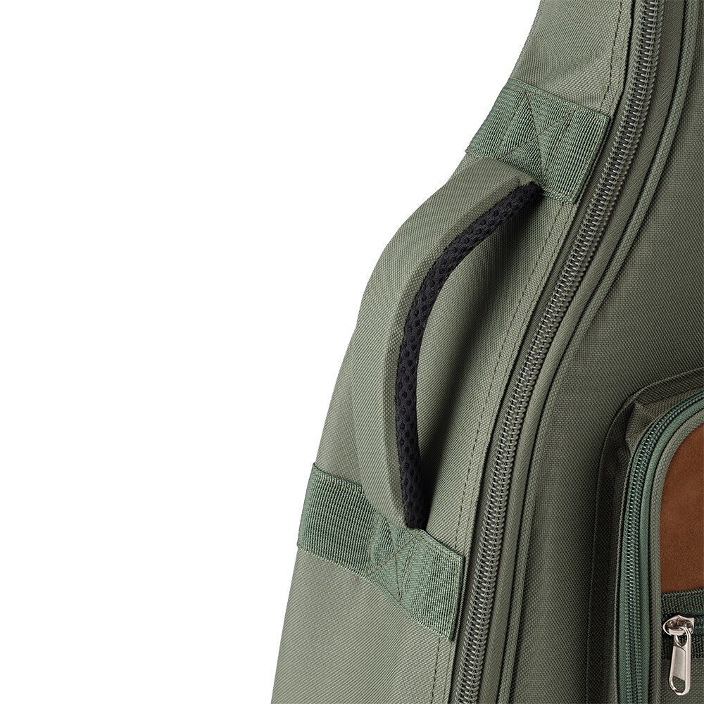 On Stage Adventure Series Acoustic Guitar Gig Bag - Green/Brown — view 4
