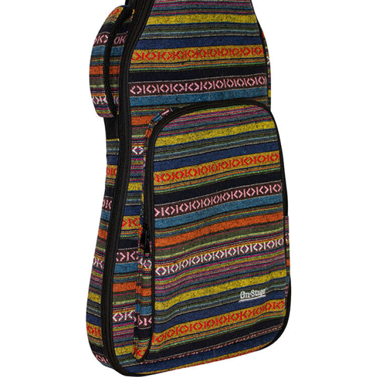 On Stage GBB4770S Striped Electric Bass Guitar Bag with Weather-Resistant Exterior and Padding — view 3