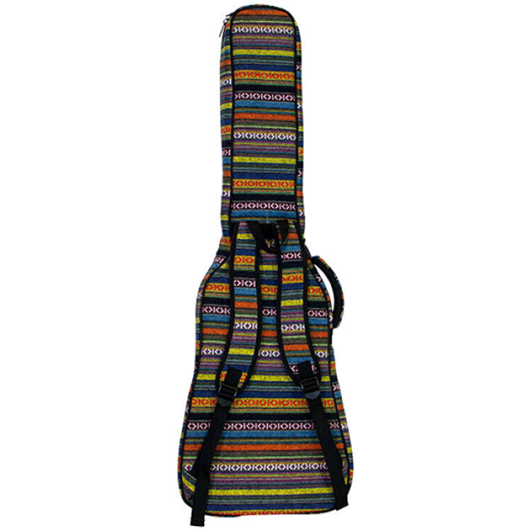 On Stage GBB4770S Striped Electric Bass Guitar Bag with Weather-Resistant Exterior and Padding — view 2