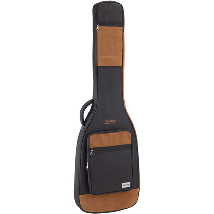On Stage Adventure Series Electric Bass Guitar Gig Bag - Black/Brown