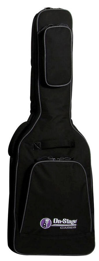 On Stage Deluxe Electric Guitar Gig Bag with Foam Lining and Adjustable Backpack Straps