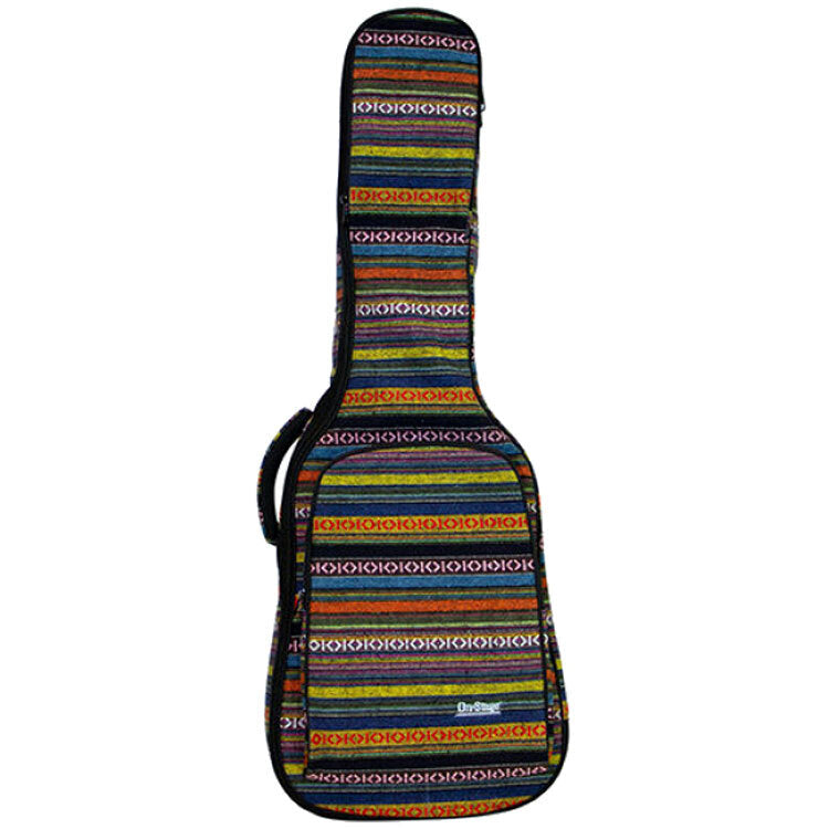 On Stage GBE4770S Striped Electric Guitar Bag with Padding and Weather-Resistant Exterior