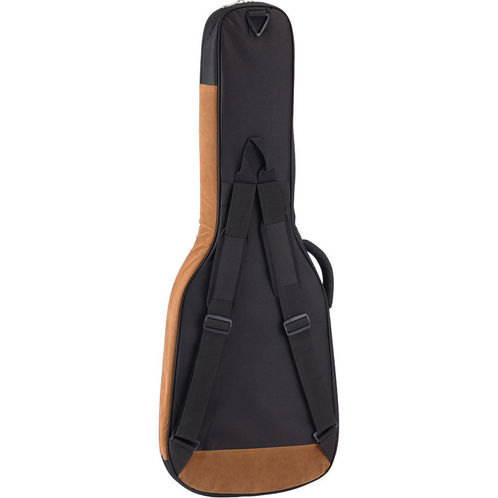 On Stage Adventure Series Electric Guitar Gig Bag Black/Brown 600D Nylon with Padding and Accessory Pockets — view 2