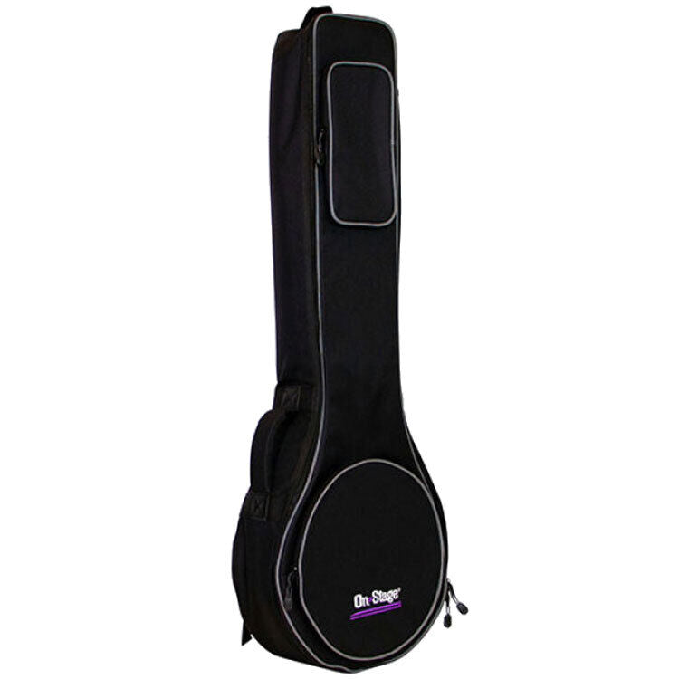 On Stage GBJ4770 Weather-Resistant Banjo Gig Bag with Padding and Accessory Compartments — view 3
