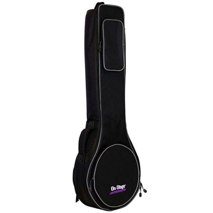 On Stage GBJ4770 Weather-Resistant Banjo Gig Bag with Padding and Accessory Compartments — view 3
