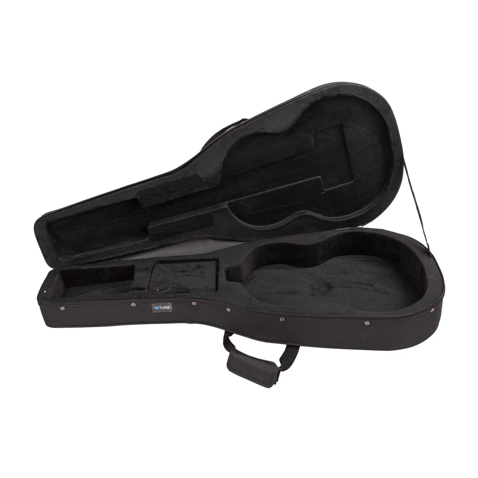 Fretz 3/4 Classical Guitar Polyfoam Case - Lightweight Protection, Black — view 2