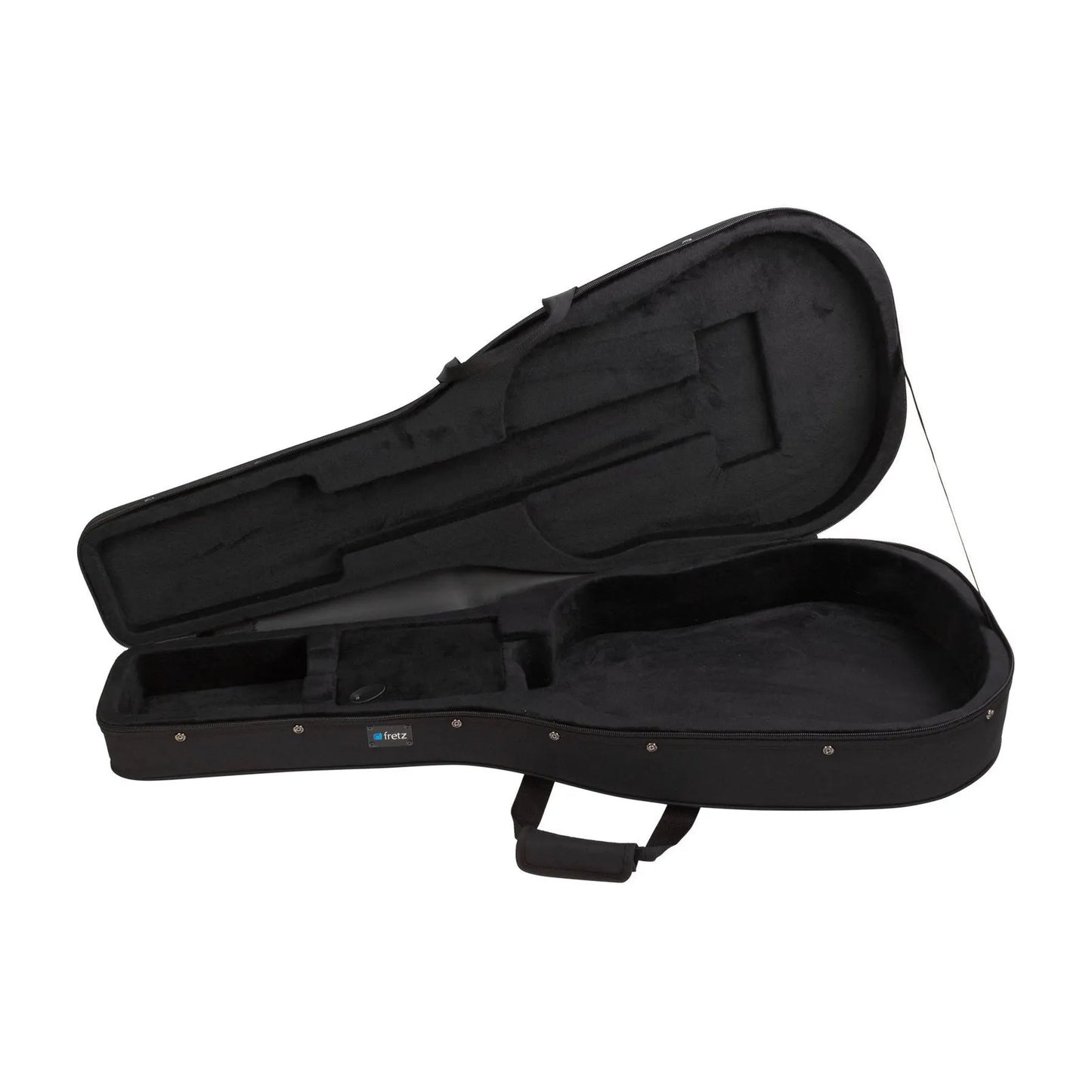 Fretz Shaped Dreadnought Acoustic Guitar Polyfoam Case - Black — view 2