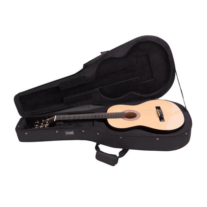 Fretz Lightweight Polyfoam Case for Classical Guitar - Black — view 3