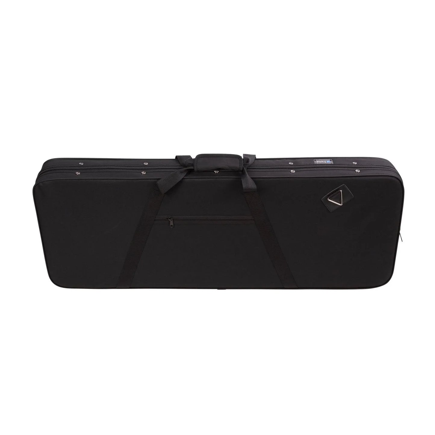 Fretz Rectangular Electric Guitar Polyfoam Case - Lightweight Protection, Black — view 4