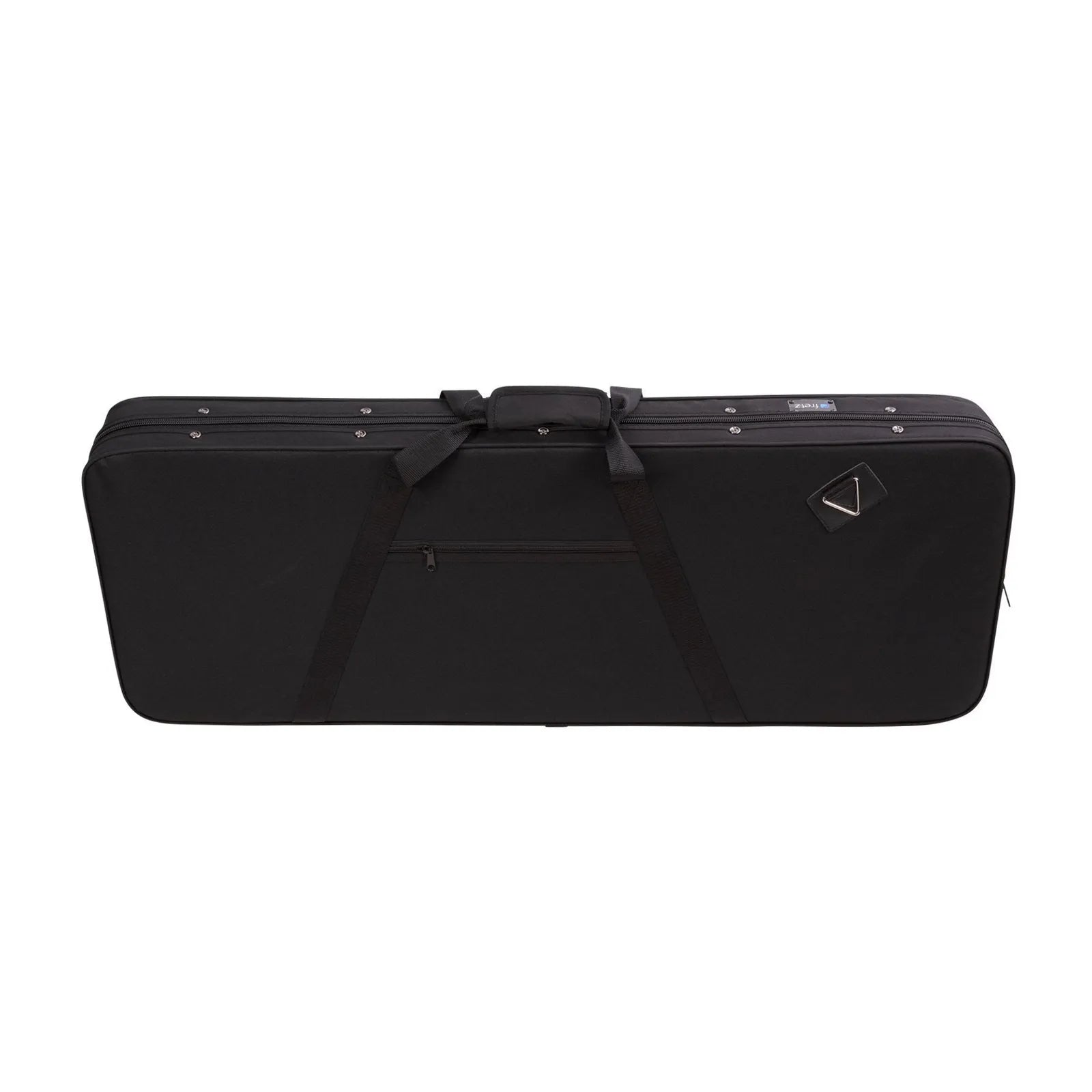 Fretz Rectangular Electric Guitar Polyfoam Case - Lightweight Protection, Black — view 4