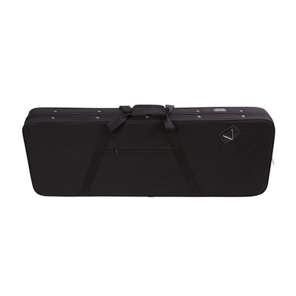 Fretz Rectangular Electric Guitar Polyfoam Case - Lightweight Protection, Black — view 4