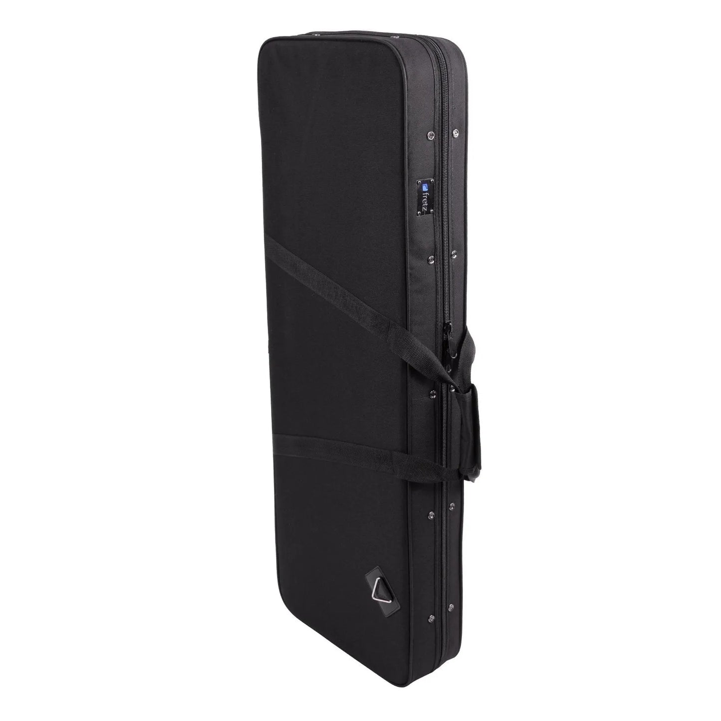 Fretz Rectangular Electric Guitar Polyfoam Case - Lightweight Protection, Black