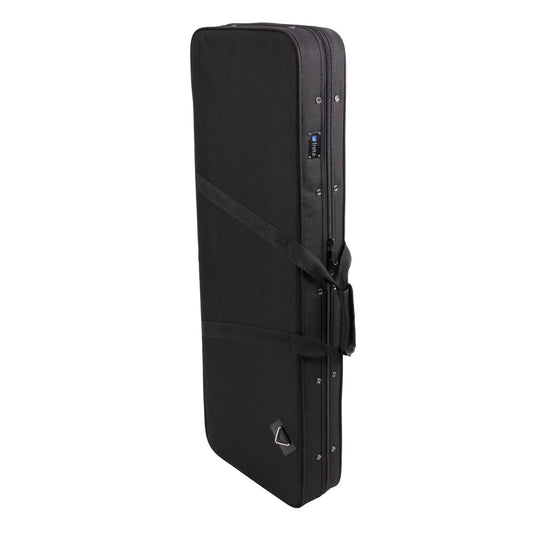 Fretz Rectangular Electric Guitar Polyfoam Case - Lightweight Protection, Black