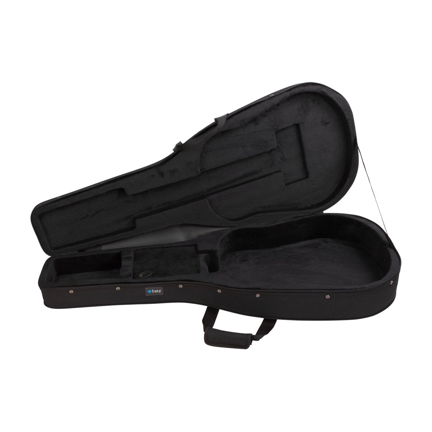 Fretz Polyfoam Case for Grand Auditorium & Folk Acoustic Guitars (Black) — view 2