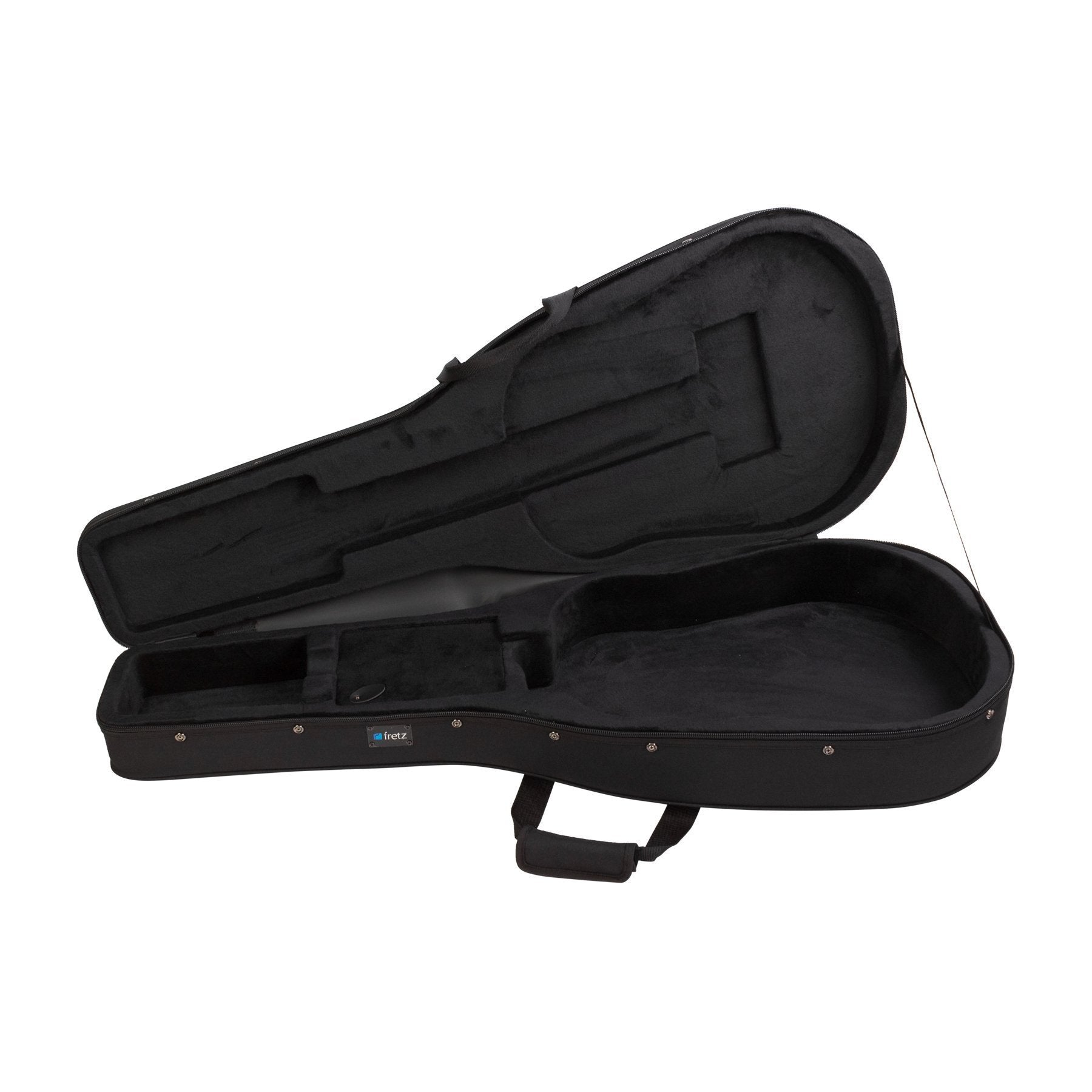 Fretz Polyfoam Case for Grand Auditorium & Folk Acoustic Guitars (Black) — view 2