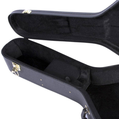 On Stage GCA5600B Hardshell Jumbo Acoustic Guitar Case Black — view 4