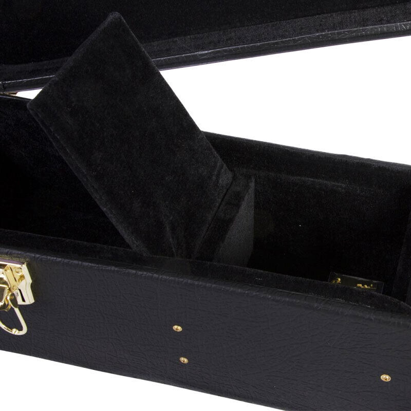 On Stage GCA5600B Hardshell Jumbo Acoustic Guitar Case Black — view 5
