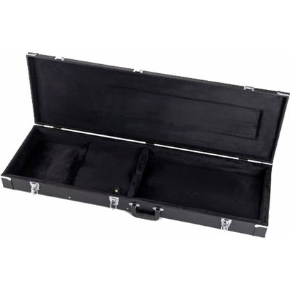 On Stage GCB6000B Hardshell Electric Bass Guitar Case Black — view 4