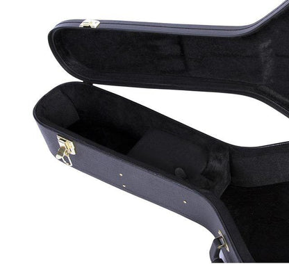 On Stage Hardshell Molded Classical Guitar Case GCC5000B Black — view 3