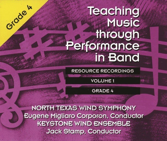Teaching Music through Performance in Band CD, Vol. 1 — Grade 4 (GIA Publications)