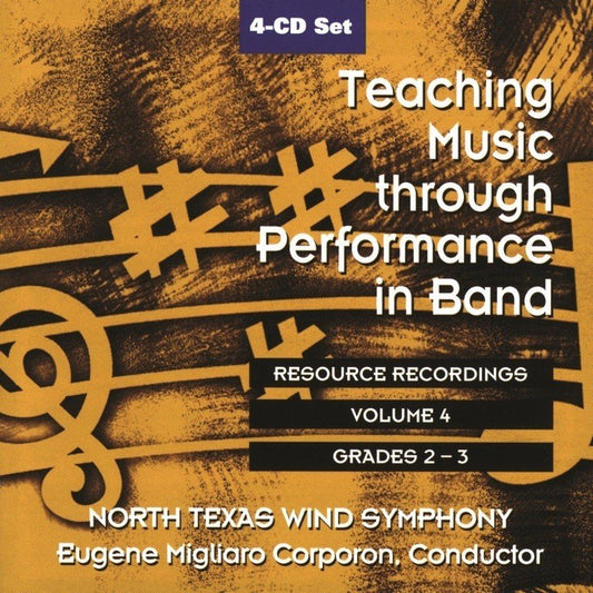 Teaching Music through Performance in Band CD, Vol. 4 — Grades 2 & 3 (GIA Publications)