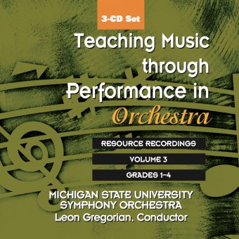 Teaching Music through Performance in Orchestra CD, Vol. 3 — Grades 1–3 (GIA Publications)
