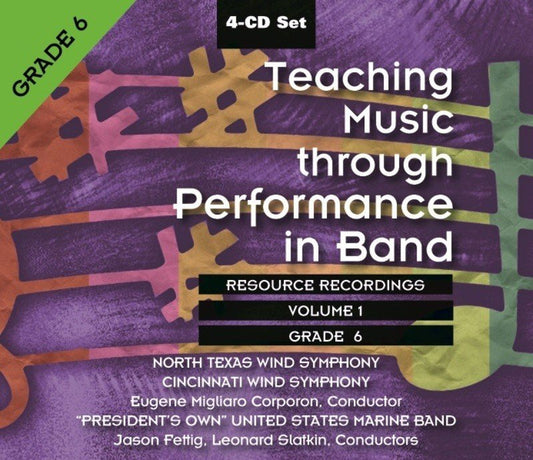 Teaching Music through Performance in Band CD, Vol. 1 — Grade 6 (GIA Publications)