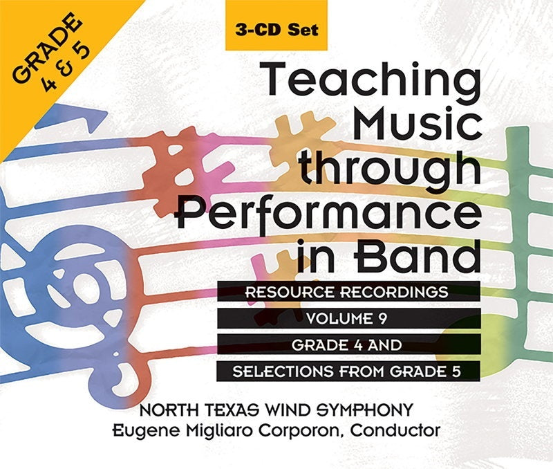 Teaching Music Through Perf Band CD V9 Grade 4 & 5 3-CD Set