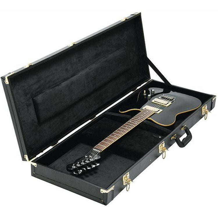 On Stage GCE6000B Hardshell Electric Guitar Case Black — view 2