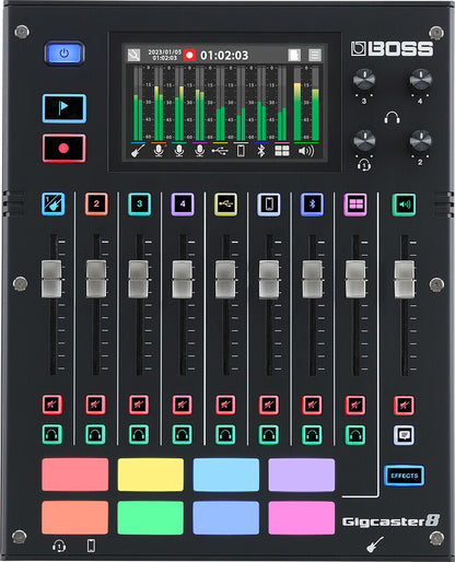 BOSS GCS-8 GigCaster8 - All-in-One Audio Command Center for Musicians with Live Control, 8 Assignable Channels, Professional Sound — view 2