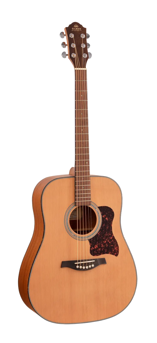 Gilman Dreadnought Acoustic Guitar Natural Satin GD12